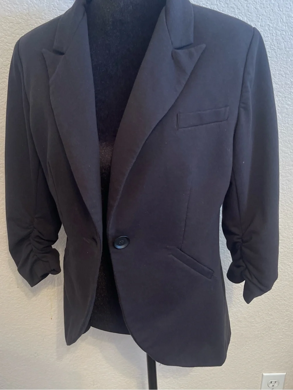 Gibson Black Single-Button Women's Blazer